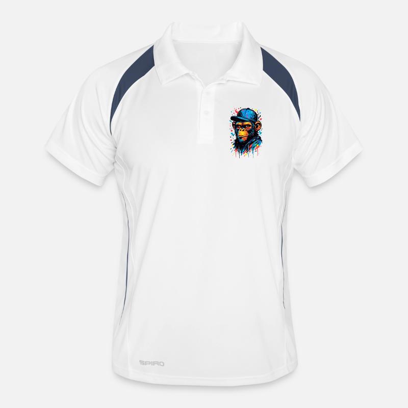 The Monkey Dance | Street Art Monkey Men's Polo breathable