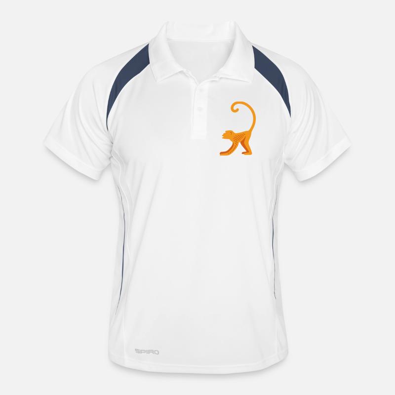 Logo de la ligne Orang-outan Polo respirant Homme
