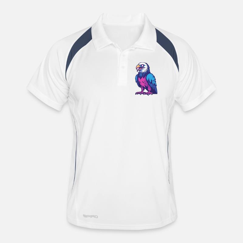 Adler Halloween Zombie Männer Polo atmungsaktiv