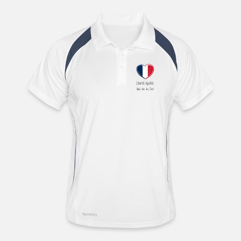 Liberté, egalite, have a in the tea! Men's Polo breathable