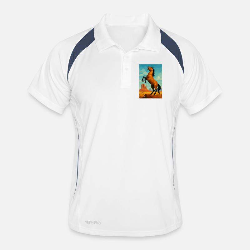 Polynature Cheval Sauvage Polo respirant Homme