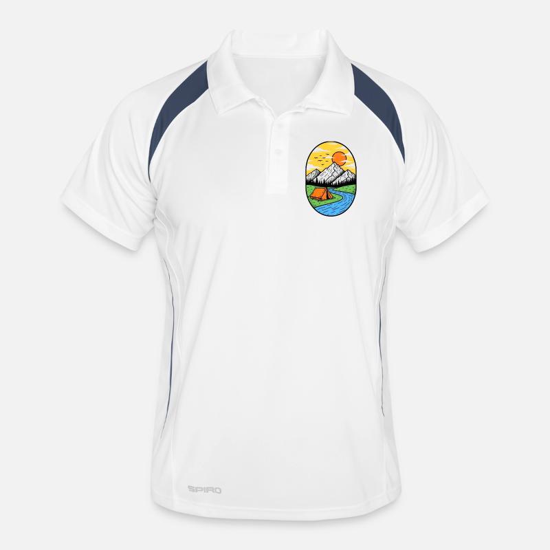 Mountain Sun Campfire Tent Men's Polo breathable