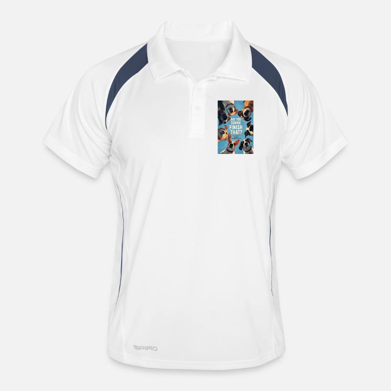 Tu vas finir ça ? Chiens Polo respirant Homme