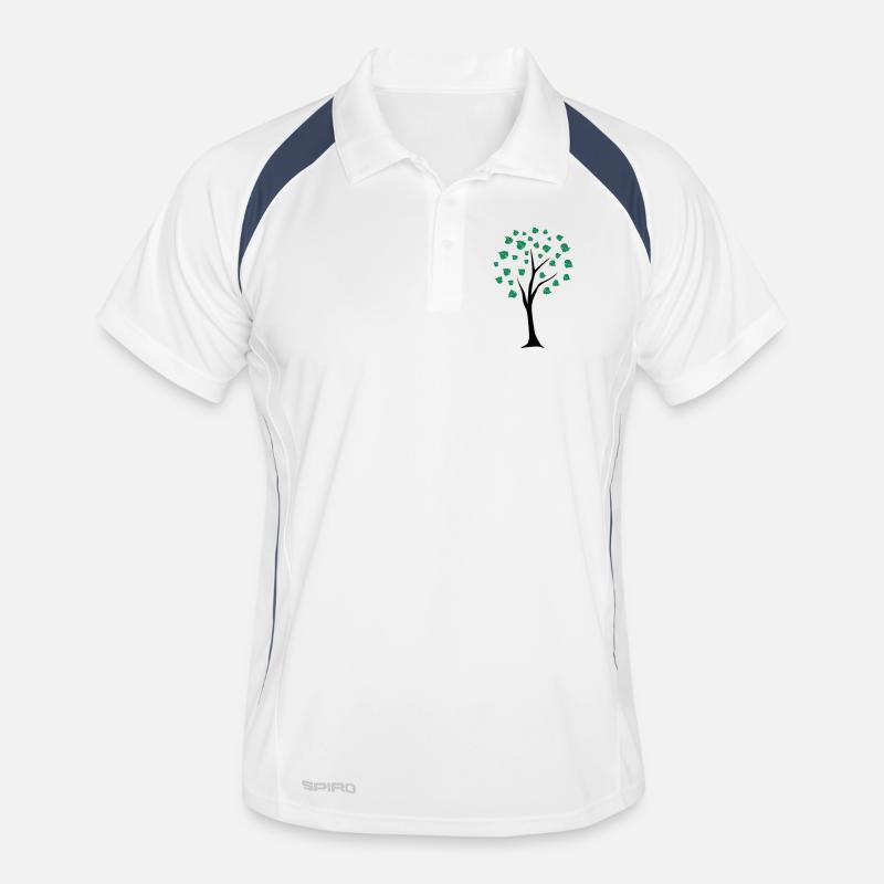 Lebensbaum Männer Polo atmungsaktiv