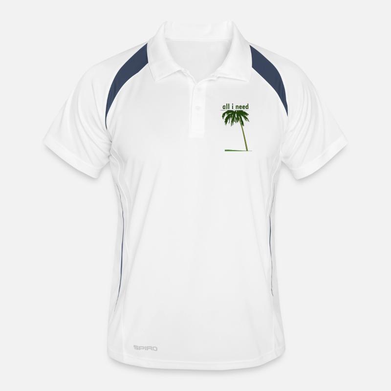 Tout ce dont j’ai besoin avec Palm Tree Polo respirant Homme