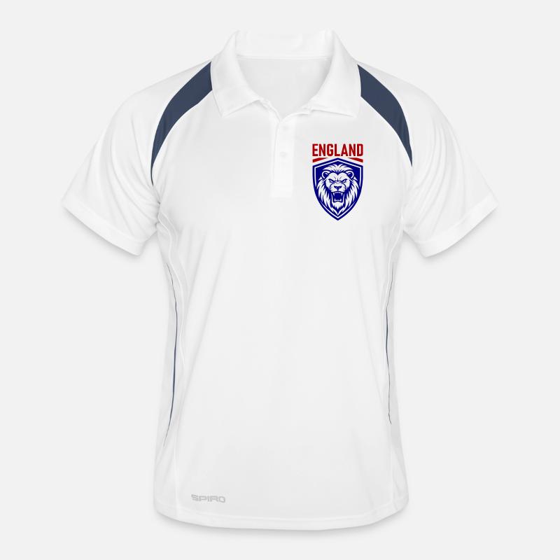 Conception du Bouclier du Lion d’Angleterre Polo respirant Homme