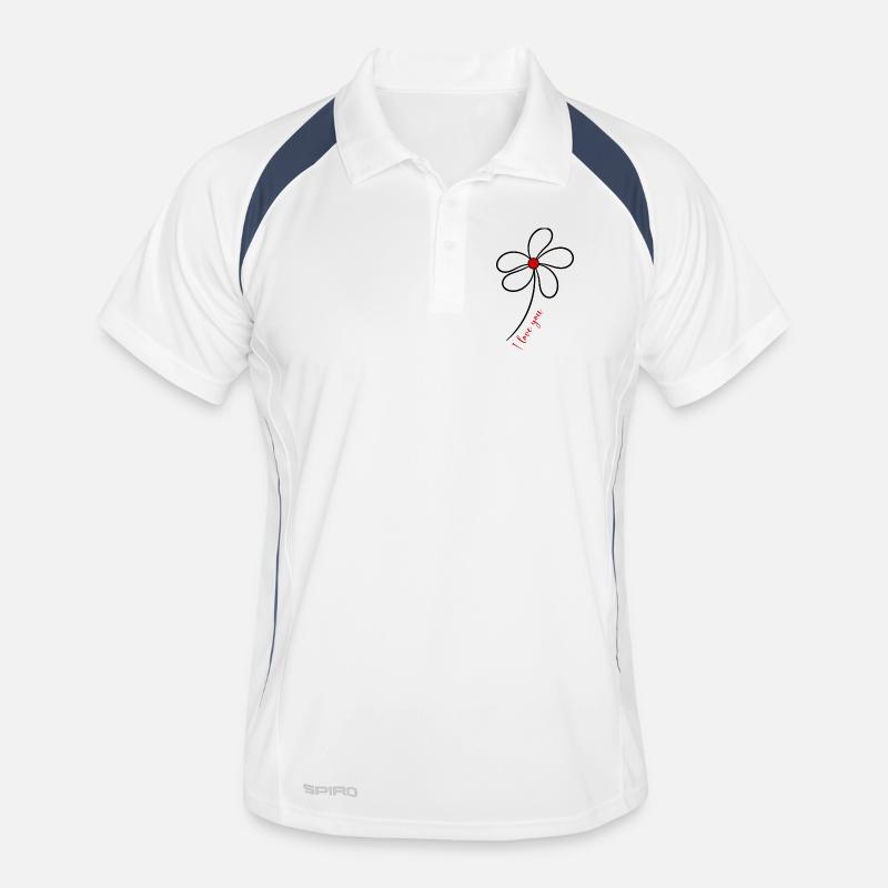 COUPLE. JUST MARRIED. EVJF. SAINT VALENTIN. MARIES Polo respirant Homme