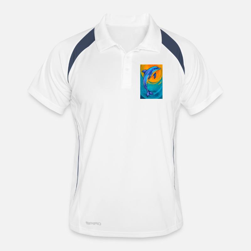 Delfin Männer Polo atmungsaktiv