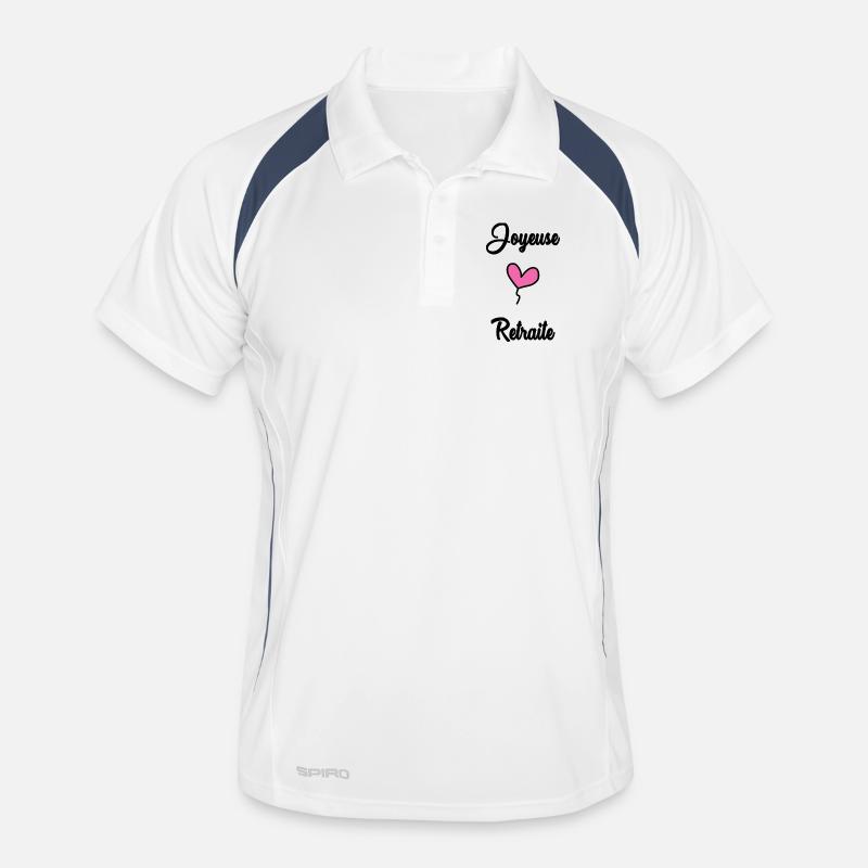 RETRAITE. BONNE RETRAITE. JOYEUSE RETRAITE Polo respirant Homme