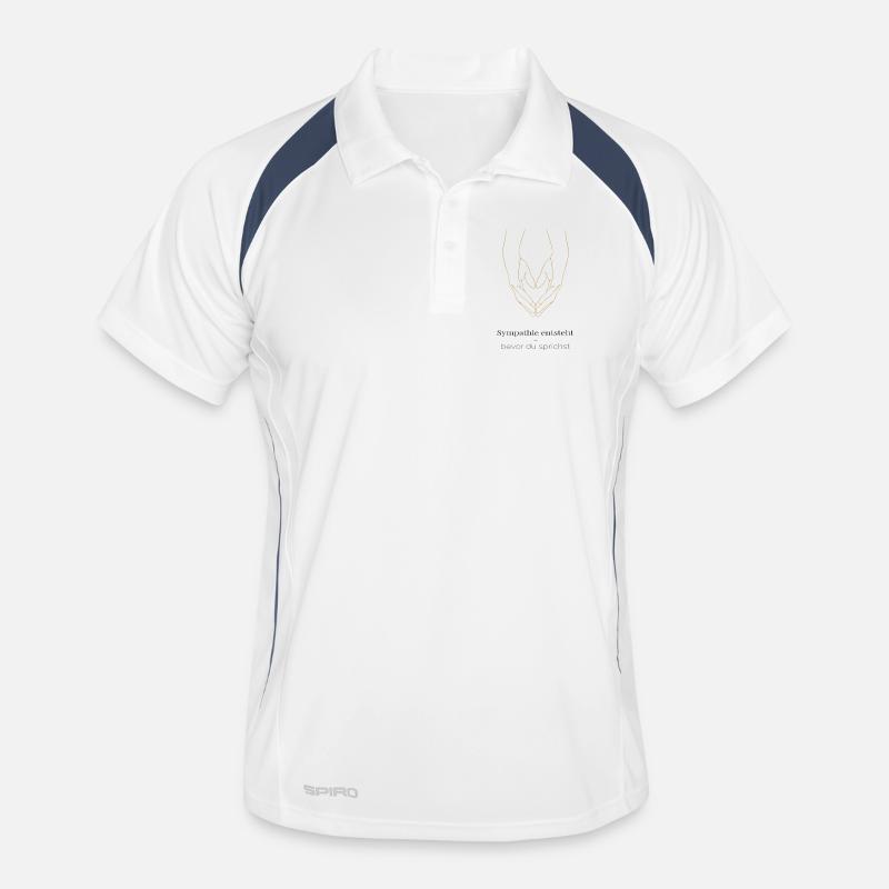 La sympathie naît – avant même de parler Polo respirant Homme