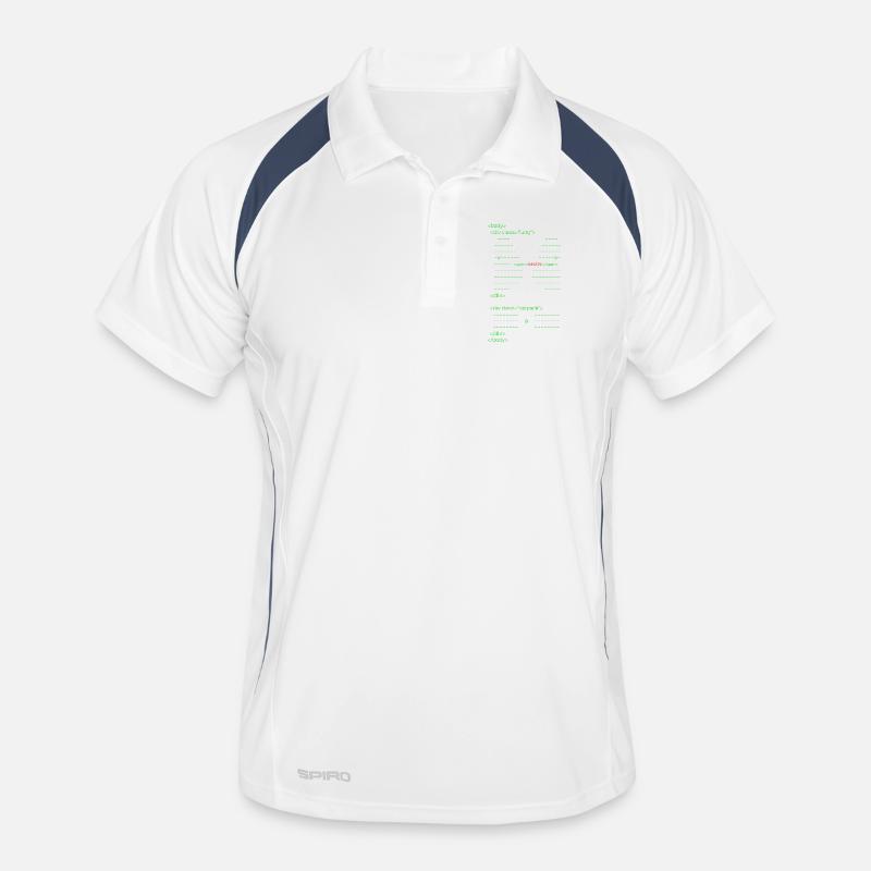 Corps HTML Polo respirant Homme