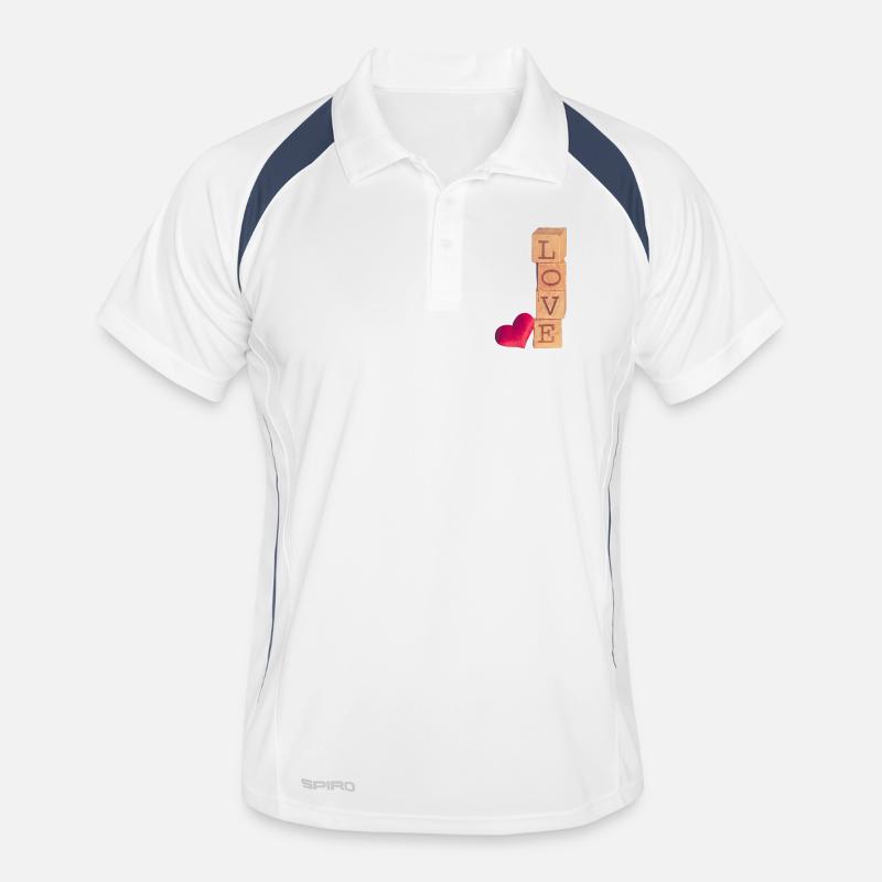 Liebe Valentinstag Männer Polo atmungsaktiv