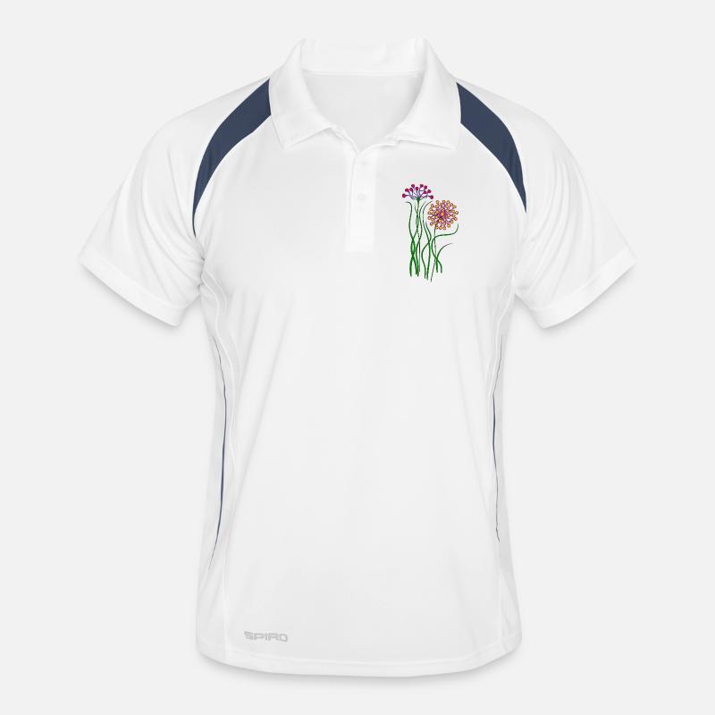 Fleur Polo respirant Homme