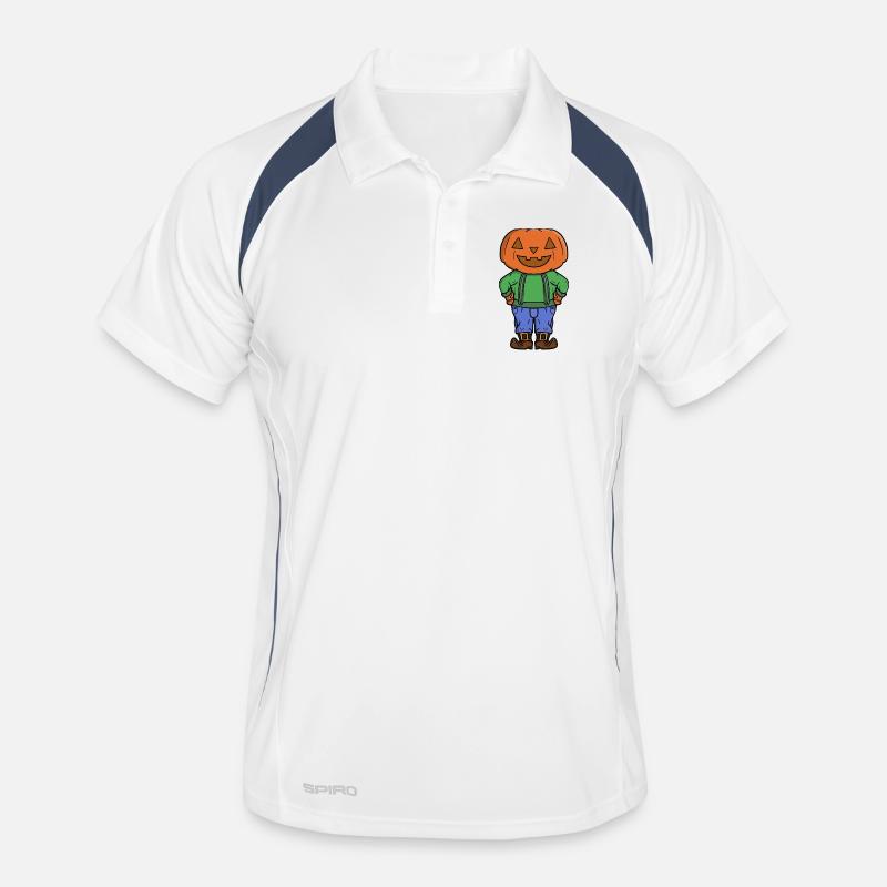 Pumpkin Head Kid Men's Polo breathable
