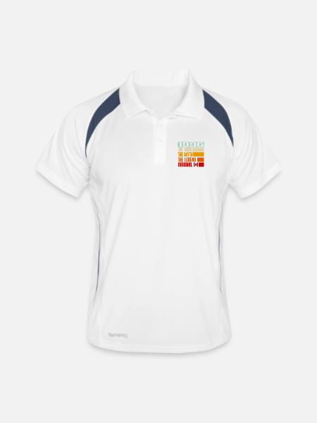 1996 Legend Original Tee - Men's Polo breathable - white/navy - Front