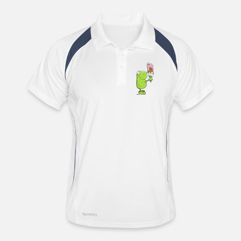 Grenouille avec glace Polo respirant Homme
