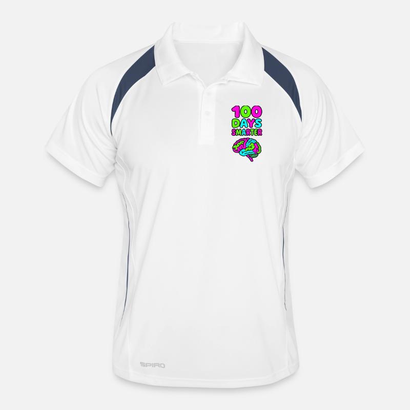 100 jours plus intelligents Polo respirant Homme