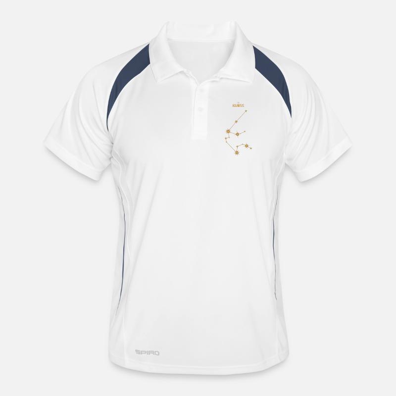 Wassermann Sternzeichen Sternbild Golden Männer Polo atmungsaktiv