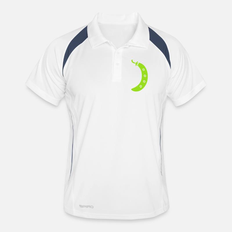 haricot vert Polo respirant Homme