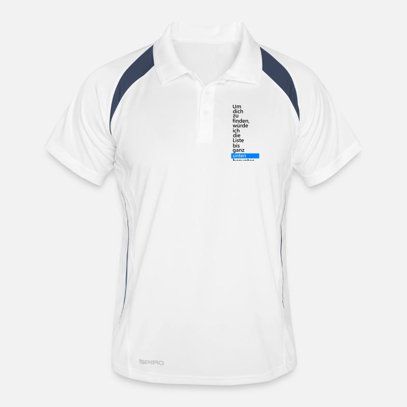 liste Polo respirant Homme