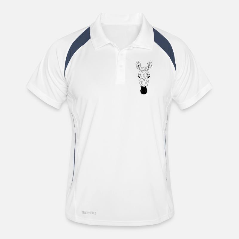 Polygone zèbre Polo respirant Homme