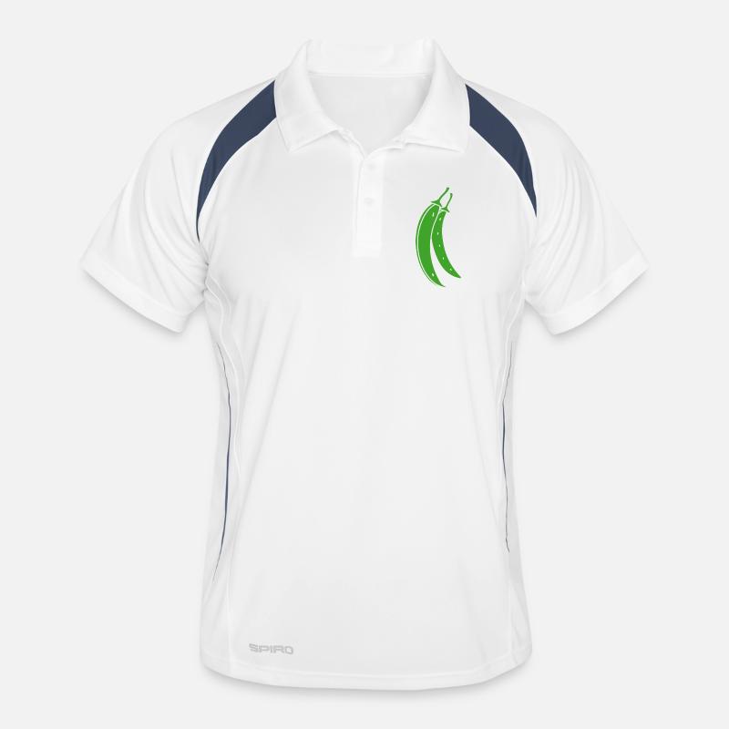 haricot vert Polo respirant Homme