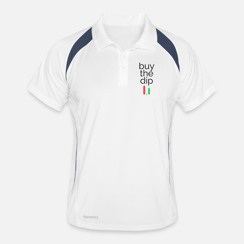 Buy the dip - For all Finance Bros Men's Polo breathable