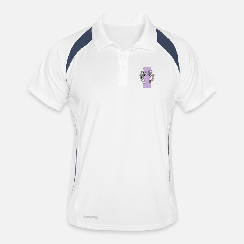 Angel Wings 444 Design esthétique Polo respirant Homme