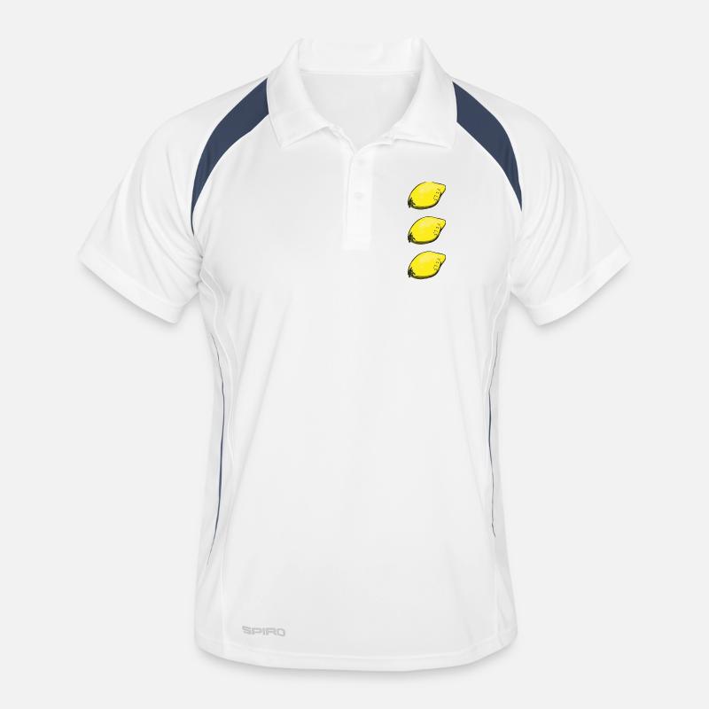 Citrons Polo respirant Homme