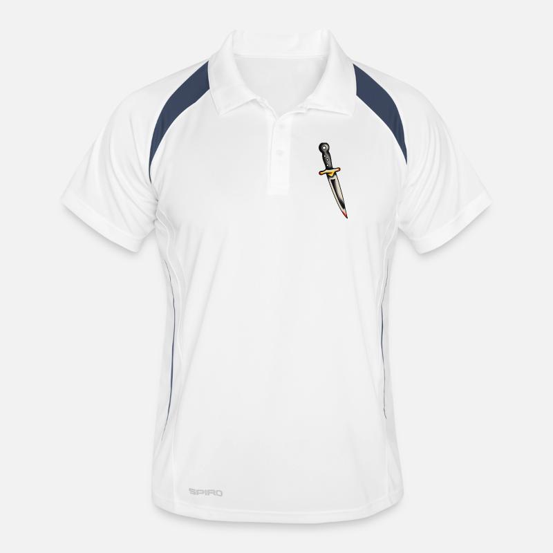 Classic Tattoo Dagger Men's Polo breathable