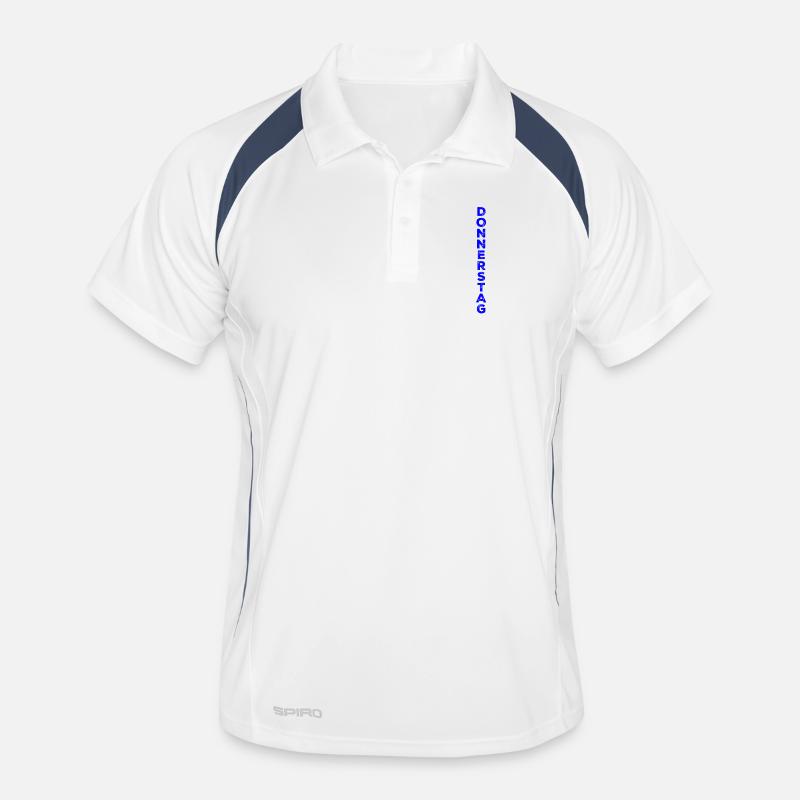Thursday - blue Men's Polo breathable
