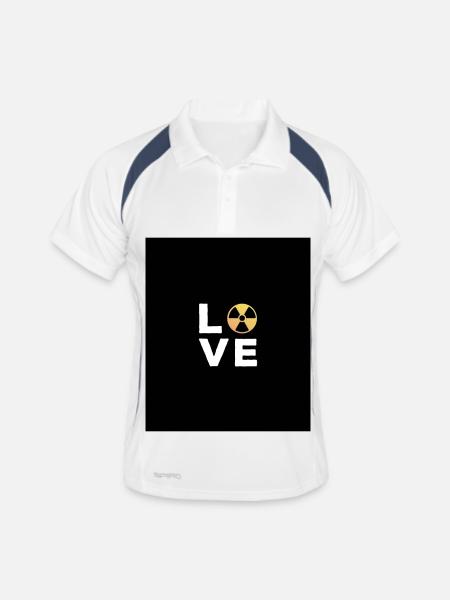 Love Gift Manip Radioologist Radiology - Men's Polo breathable - white/navy - Front