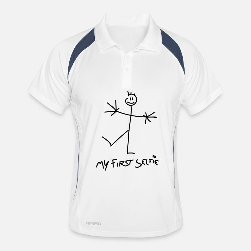 my first selfie Polo respirant Homme
