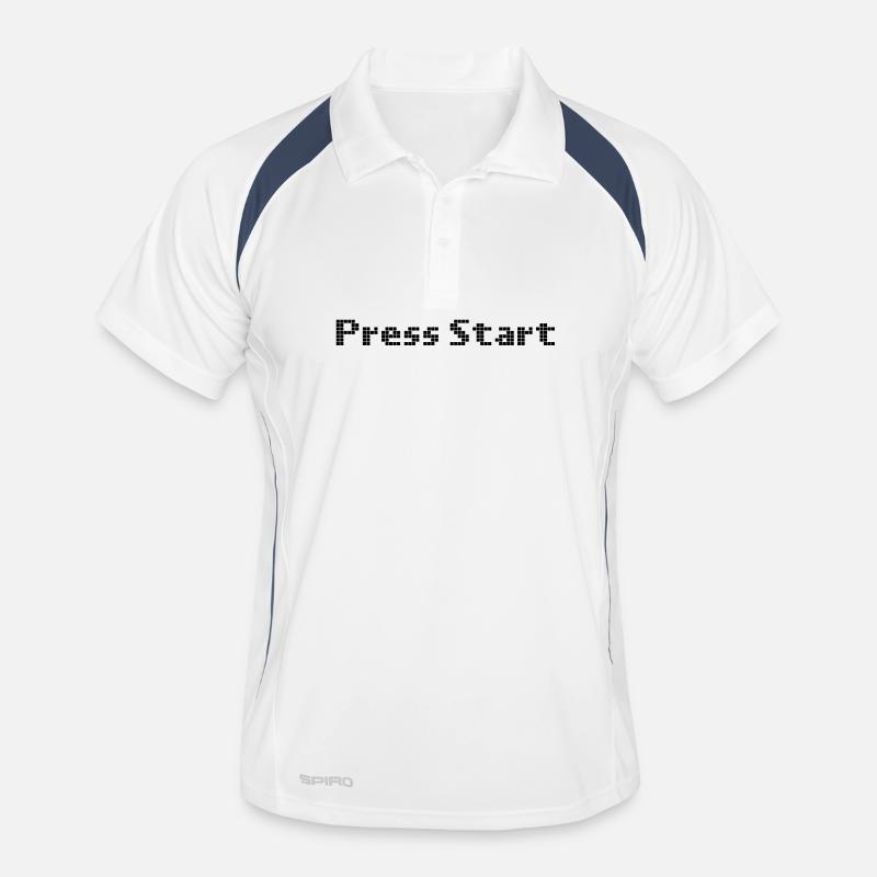 press start Men's Polo breathable