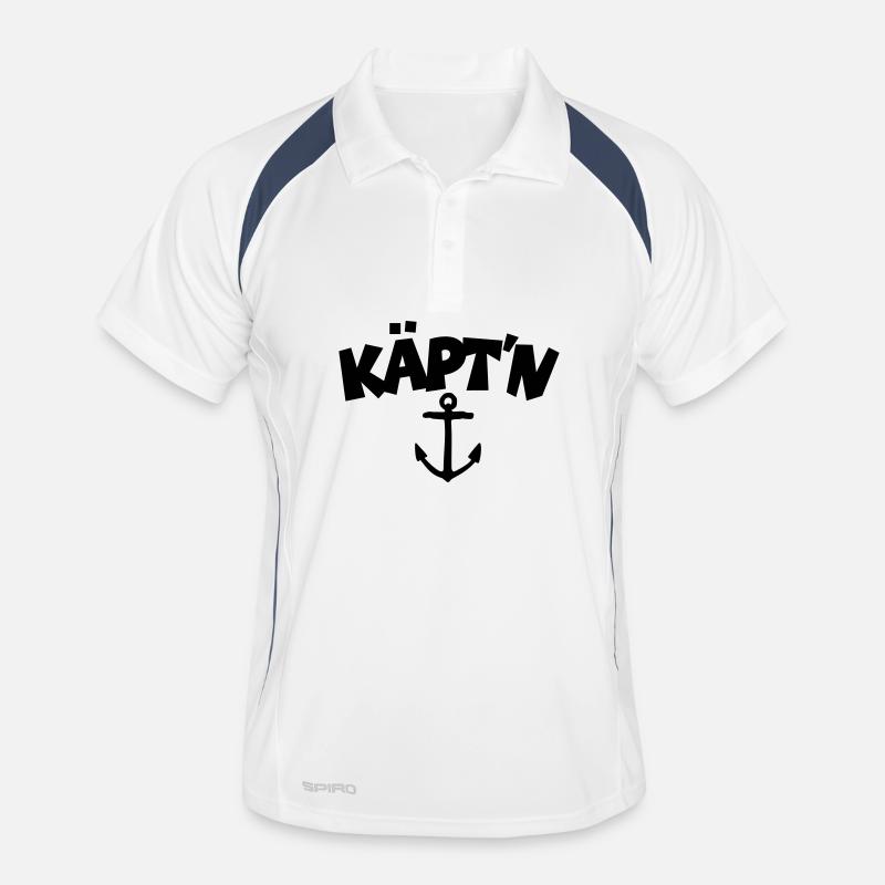 Capitaine ancre (FR) Polo respirant Homme