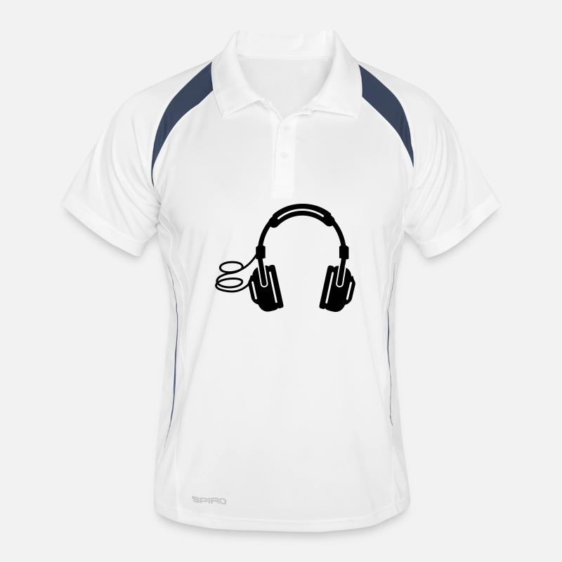 Kopfhörer headphones Männer Polo atmungsaktiv