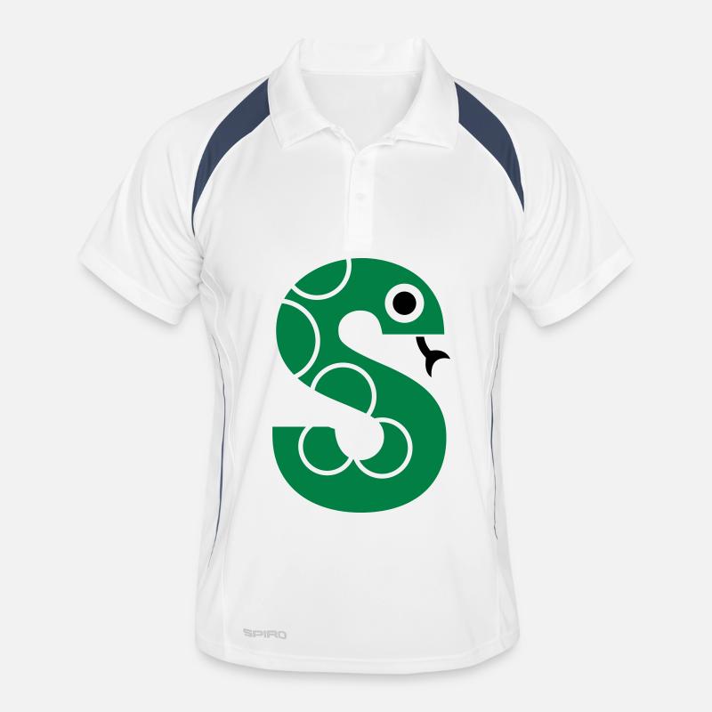 Lettre s Polo respirant Homme