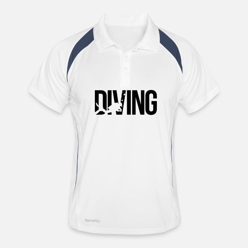 diving plongée sous-marine Polo respirant Homme