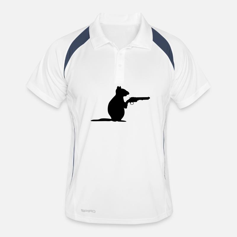 Rongeurs drôle Polo respirant Homme