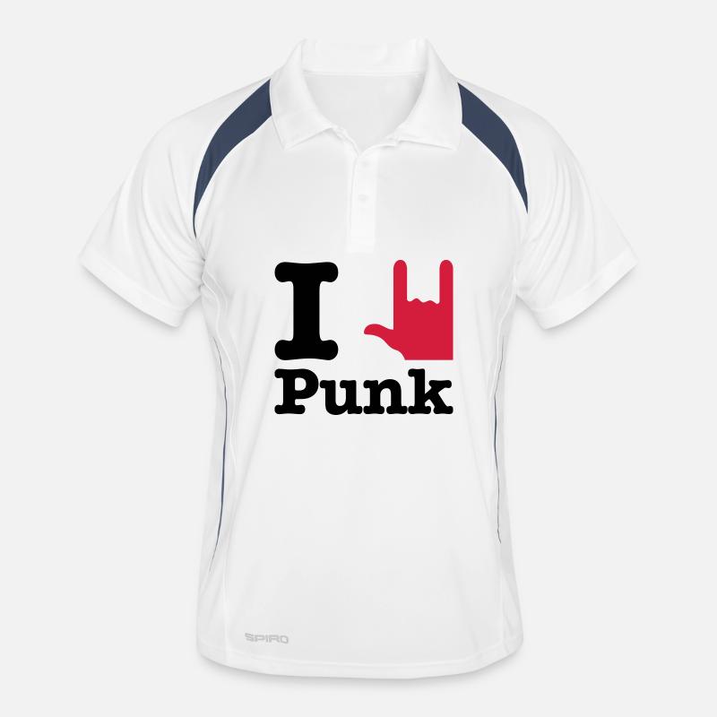 j'aime le punk - J'aime le punk Polo respirant Homme