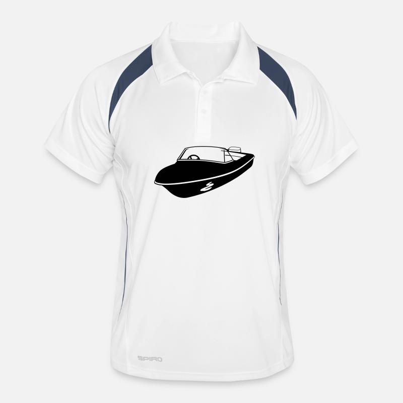 speedboat rennboot Männer Polo atmungsaktiv