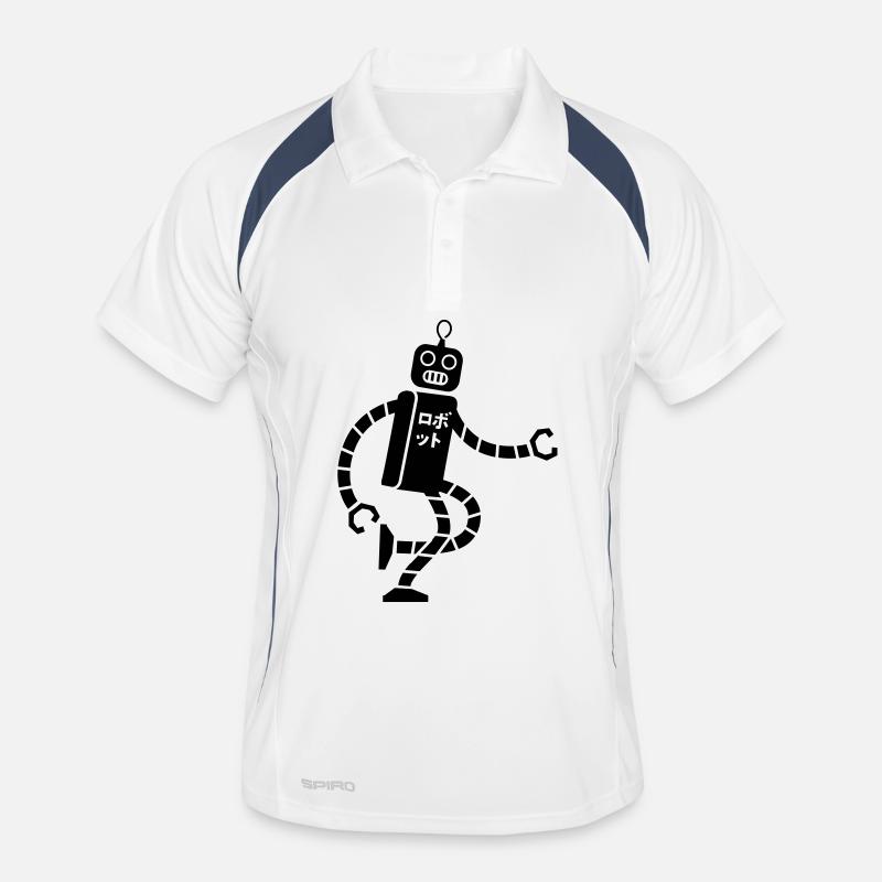 robot Men's Polo breathable