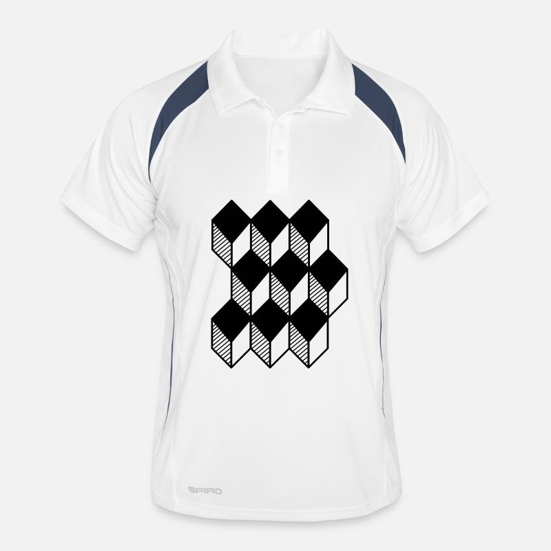 cube 3D Men's Polo breathable