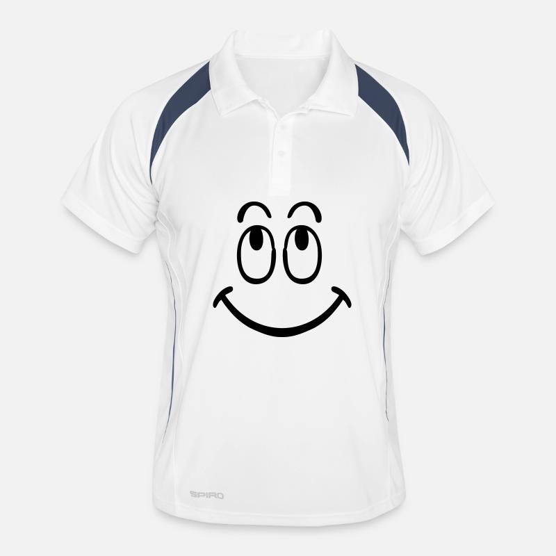 smiley Men's Polo breathable