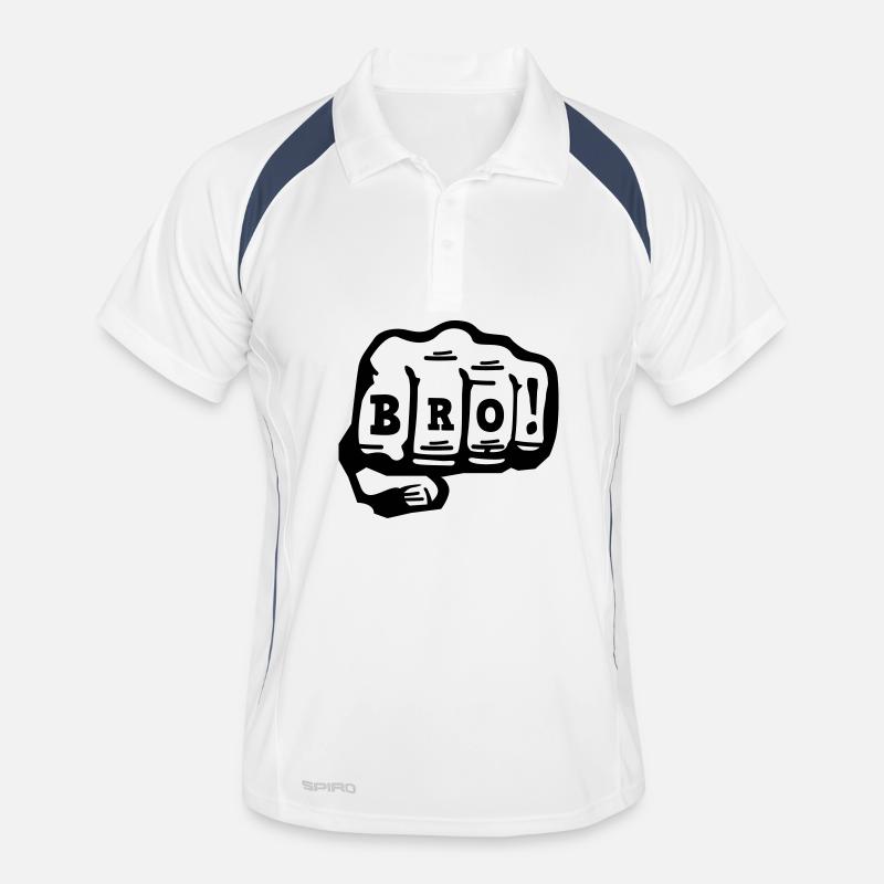 bro Men's Polo breathable