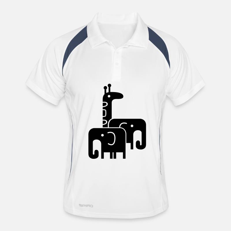 animaux Polo respirant Homme