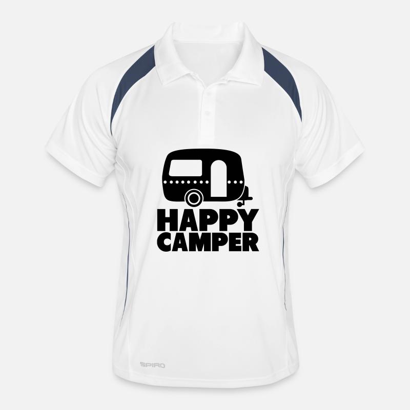 happy camper Men's Polo breathable