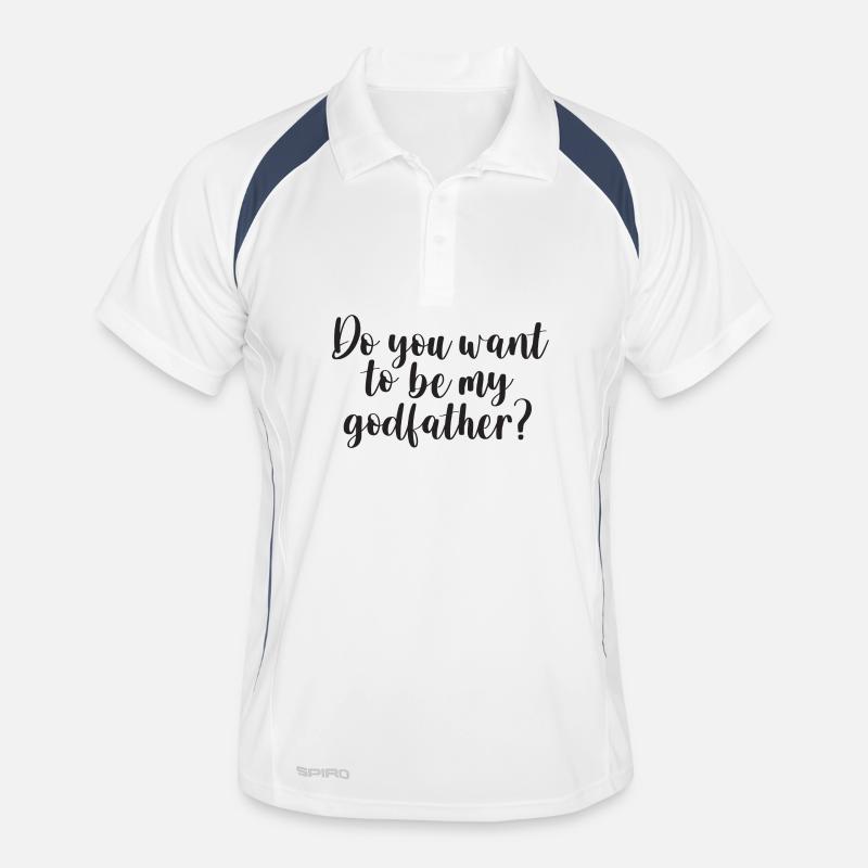 Parrain Parrain Question Cadeau Parrain Oncle Polo respirant Homme