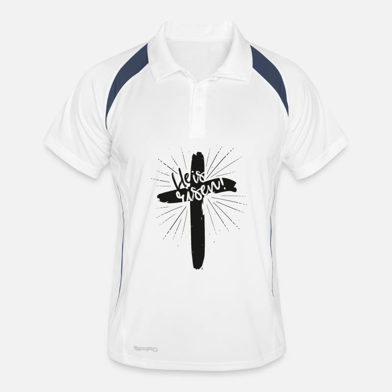 He is risen Männer Polo atmungsaktiv