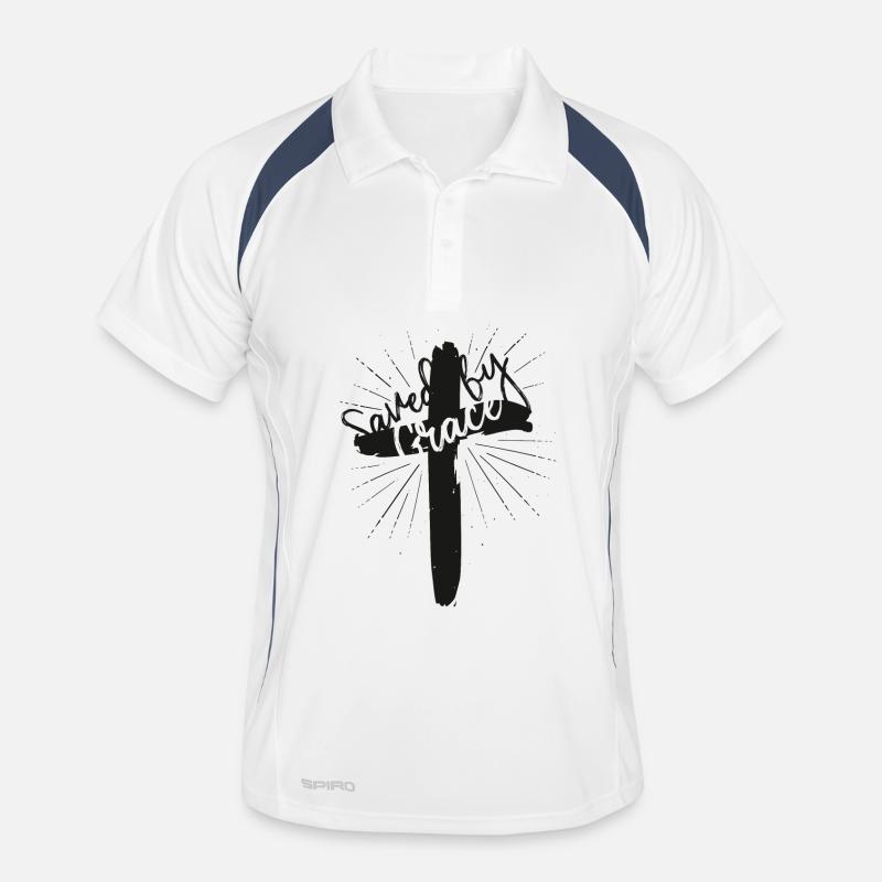Saved by Grace Männer Polo atmungsaktiv